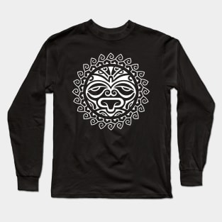 Polynesian tiki sun Long Sleeve T-Shirt